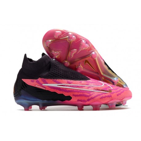 Nike Phantom GX Elite DF FG Män Rosa Svart