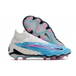 Nike Phantom GX Elite DF FG Män Blast - Blå Rosa Vit Blå