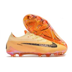 Nike Phantom GX Gripknit Elite FG Orange Svart