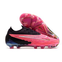 Nike Phantom GX Gripknit Elite FG Rosa Svart