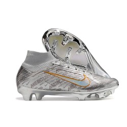 Nike Zoom Mercurial Superfly IX Elite XXV FG Silver