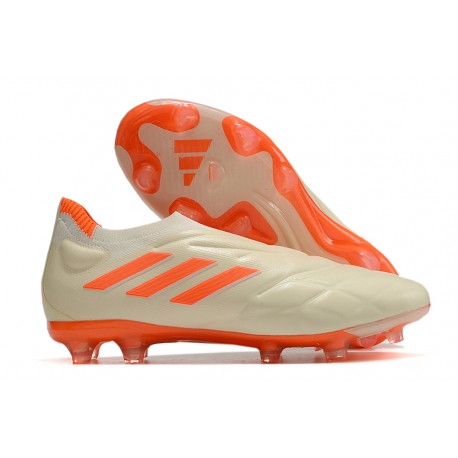 Fotbollsskor adidas COPA PURE+ FG/AG Vit Orange