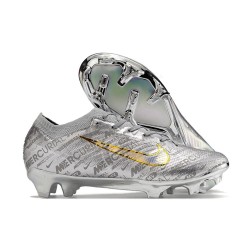 Nike Air Zoom Mercurial Vapor 15 Elite FG Silver Guld