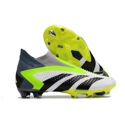 Fotbollsskor för Herrar adidas Predator Accuracy + FG Crazyrush - Vit Svart Lucid Lemon