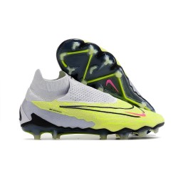 Nike Phantom GX Elite Dynamic Fit FG Luminous - Neon Gridiron Svart