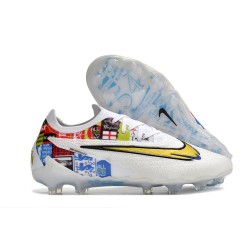 Fotbollsskor Nike Phantom GX Elite FG Vit Guld