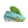 Nike Air Zoom Mercurial Superfly 9 Elite FG Blå Gul