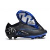 Nike Air Zoom Mercurial Vapor 15 Elite FG Svart Blå