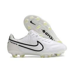 Fotbollsskor för Män Nike Tiempo Legend IX Elite FG Blanc Noir