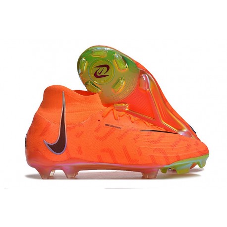 Nike Phantom Luna Elite Fotbollssko för gräs United - Orange Svart