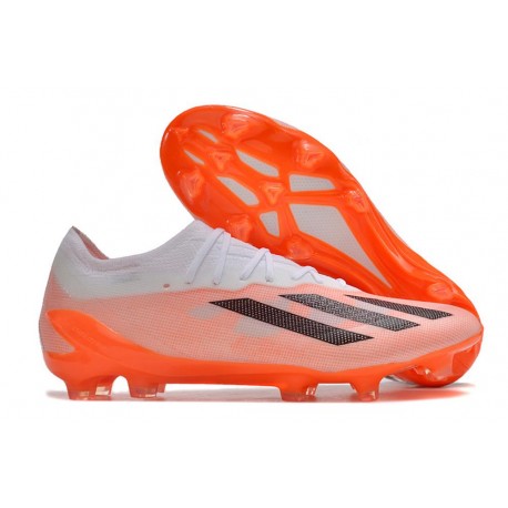 Fotbollsskor adidas X Crazyfast Messi .1 FG Vit Orange Svart