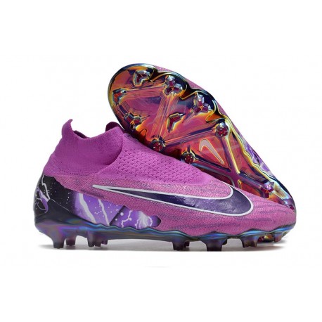 Nike Phantom GX Elite Dynamic Fit FG Lila Svart