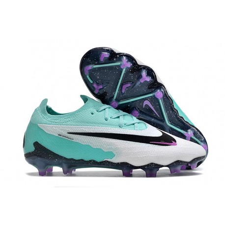 Fotbollsskor Nike Phantom GX Elite FG Peak Ready - Turkos Svart Fuchsia Dream Vit