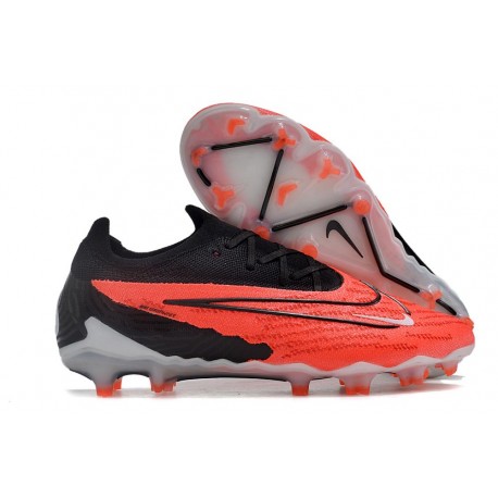 Fotbollsskor Nike Phantom GX Elite FG Ready - Röd Svart Vit