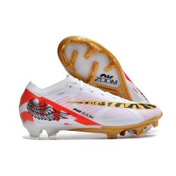 Fotboosskor Nike Zoom Mercurial Vapor XV Elite FG Vit Svart Röd Guld