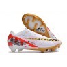 Fotboosskor Nike Zoom Mercurial Vapor XV Elite FG Vit Svart Röd Guld Fotboosskor Nike Zoom Mercurial Vapor XV Elite FG Vit Svart Röd Guld
