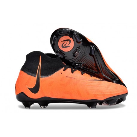 Nike Phantom Luna Elite Fotbollssko för gräs Orange Svart