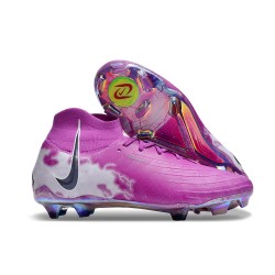 Nike Phantom Luna Elite Fotbollssko för gräs Thunder - Fuchsia Dream Svart LIMITED EDITION