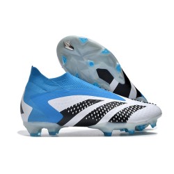 Fotbollsskor för Herrar adidas Predator Accuracy + FG Vit Blå Svart