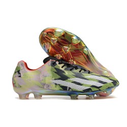 Fotbollsskor adidas X Crazyfast+ FG Lucid Lemon Vit Röd