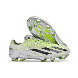 Fotbollsskor adidas X Crazyfast Strung + FG Grå Lucid Lemon Svart