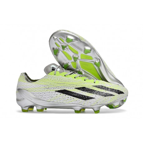 Fotbollsskor adidas X Crazyfast Strung + FG Grå Lucid Lemon Svart 