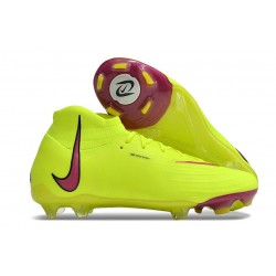 Nike Phantom Luna Elite Fotbollssko för gräs Gul Röd