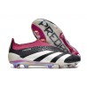 Adidas Predator Elite Laceless FG Fotbollsskor Svart Vit Lila