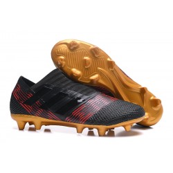 adidas Nemeziz Messi 17+ FG/AG Fotbollsskor Svart Röd Oro