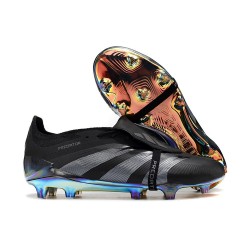 adidas Predator Elite Fold-over Tongue FG Nightstrike Svart Grå