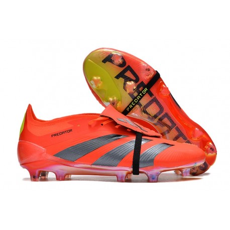 adidas Predator Elite Fold-over Tongue FG Predstrike Röd Svart Gul