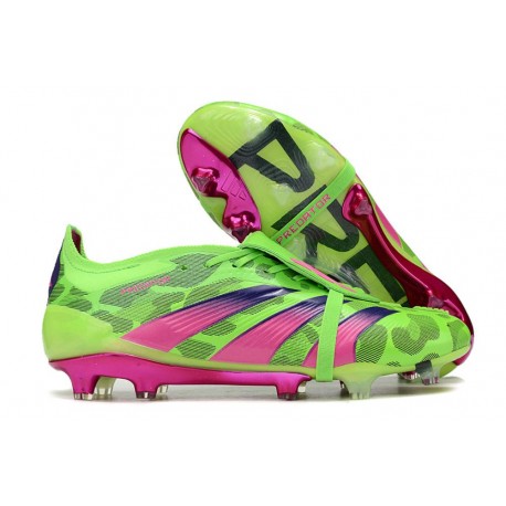 adidas Predator Elite Fold-over Tongue FG Generation Pred Grön Rosa Lucid Lemon