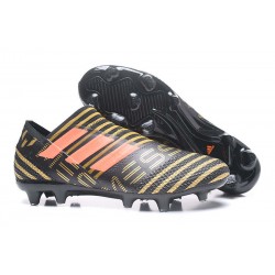 adidas Nemeziz Messi 17+ FG/AG Fotbollsskor Svart Oro Orange