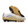Adidas Predator Elite Laceless FG Fotbollsskor Guld Vit Grå