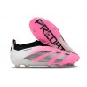 Adidas Predator Elite Laceless FG Fotbollsskor Rosa Vit Svart