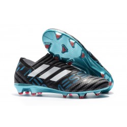 adidas Nemeziz Messi 17+ FG/AG Fotbollsskor Blå Vit Svart