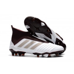 adidas Predator 18+ FG Fotbollsskor Herr 2018 - Vit Brun