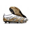 Adidas Predator Elite Laceless FG Fotbollsskor Guld Vit Grå