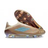 Fotbollsskor Adidas F50 Elite LL FG Brun Vit Blå