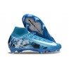 Nike Zoom Mercurial Superfly 10 Elite FG Blå Vit