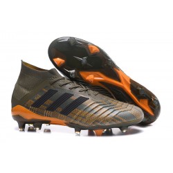 adidas Predator 18.1 FG Fotbollsskor - Grön Orange Svart