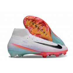 Nike Zoom Mercurial Superfly 10 Elite FG Vit Svart Orange