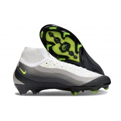 Nike Zoom Mercurial Superfly 10 Elite FG X AM95 SE Svart Vit Gul