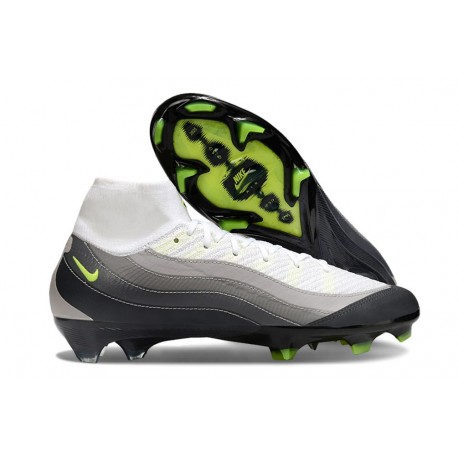 Nike Zoom Mercurial Superfly 10 Elite FG X AM95 SE Svart Vit Gul