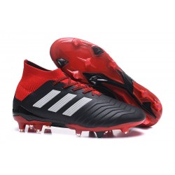 adidas Predator 18.1 FG Fotbollsskor - Svart Vit Röd