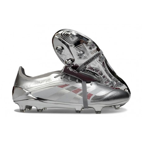 Adidas Predator Elite Tongue FG Silver