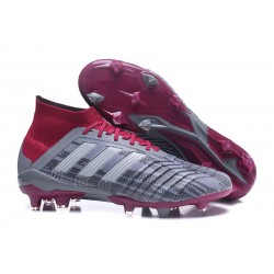 PP adidas Predator 18.1 FG Fotbollsskor - Pogba Grå Röd