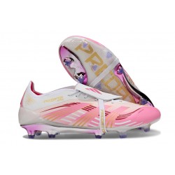 Adidas Predator Elite Tongue FG Vit Rosa Guld