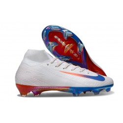 Fotbollsskor Nike Mercurial Superfly X Elite FG Vit Blå Röd