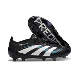 Fotbollsskor Adidas Predator 2025 Elite FG Svart Vit Blå